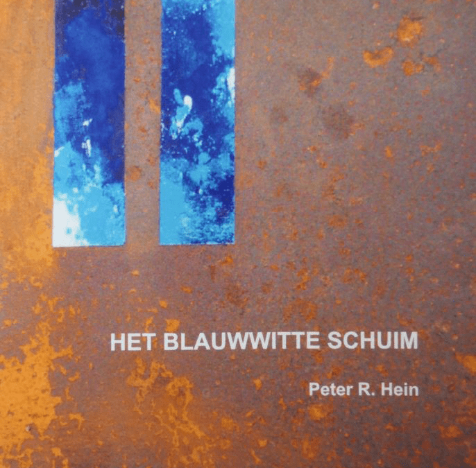 Het blauwwitte schuim